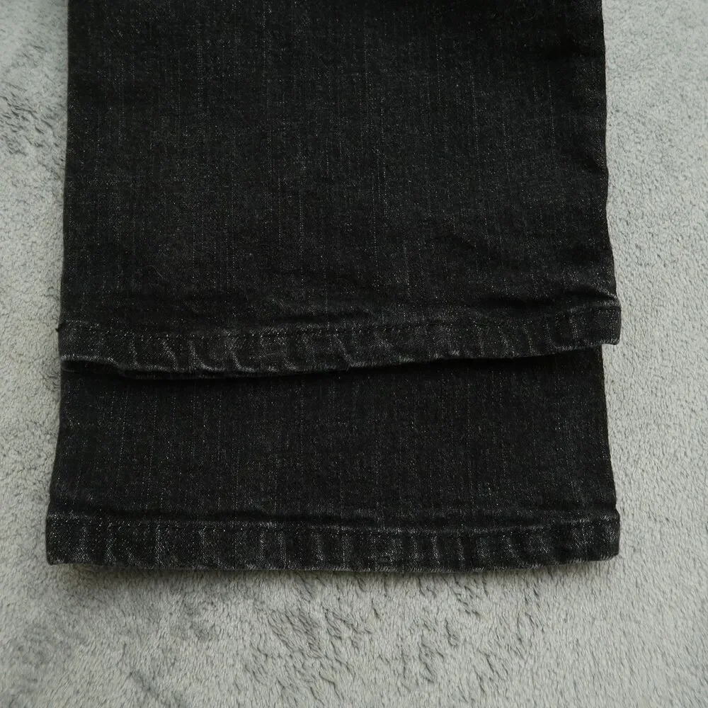 Ralph Lauren Jeans Women's 14 Gray High-Rise Classic Straight Denim 31